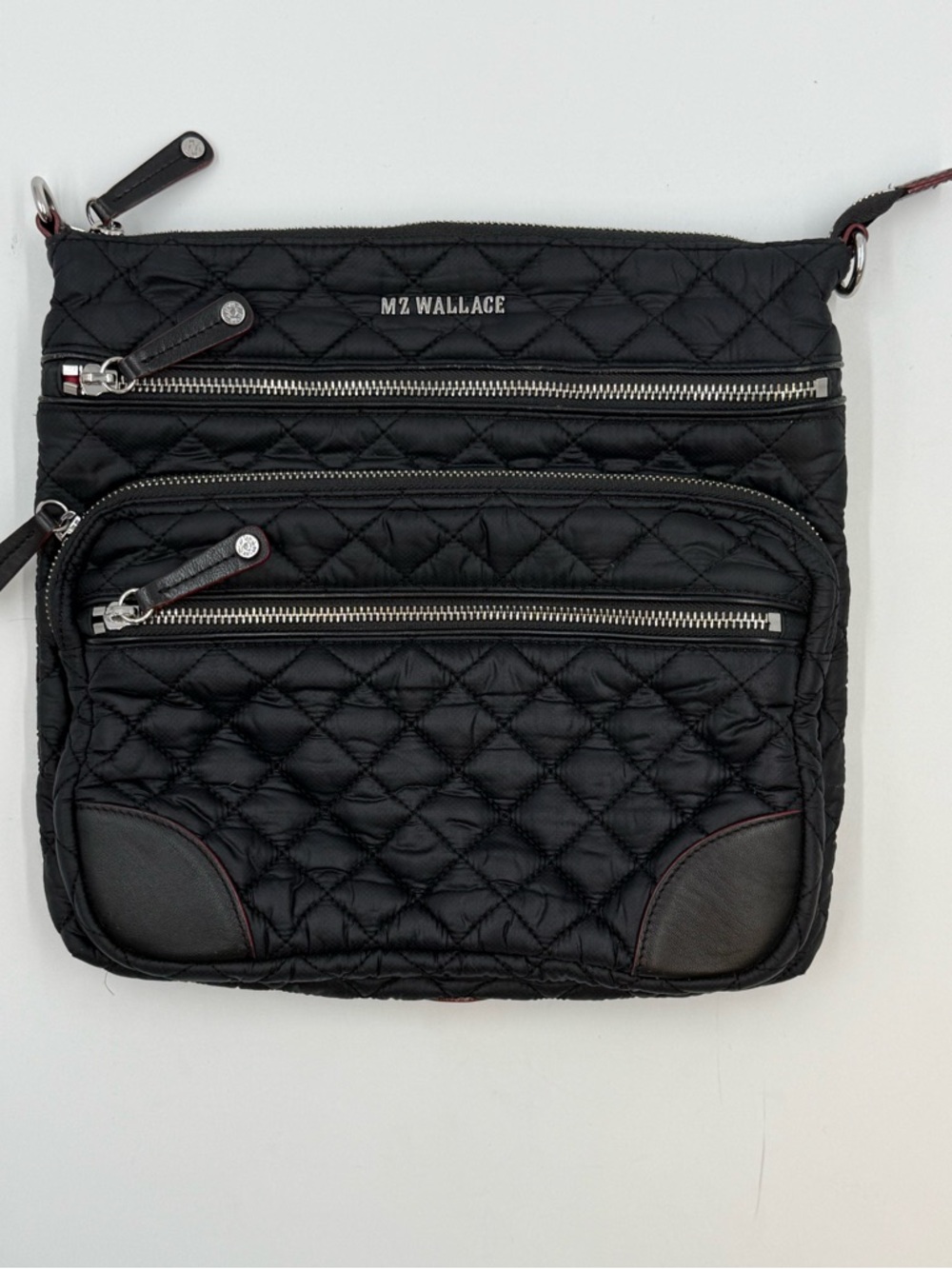 MZ Wallace Black Quilted Downtown Crosby Crossbody